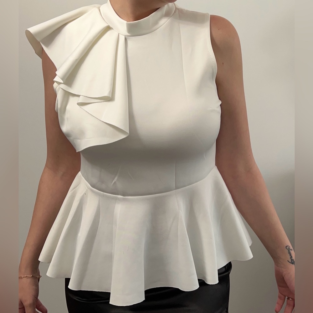 White Elegant Top